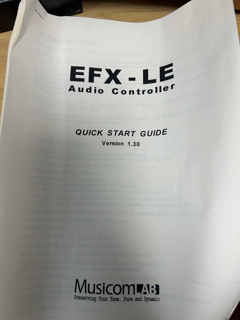 MusicomLab EFX-LE スイッチャー