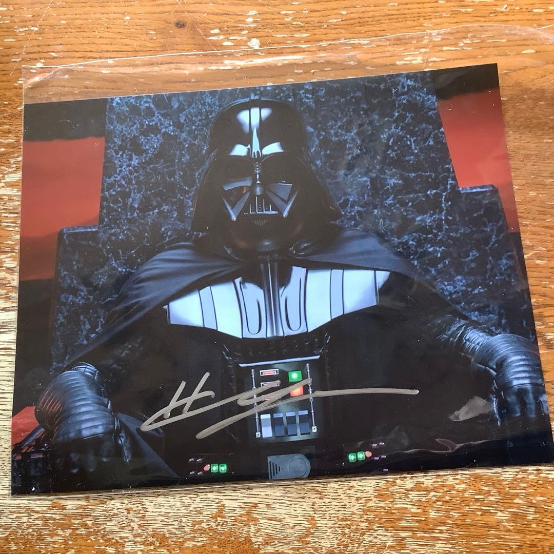 STARWARS ダース・ベイダー 直筆サイン ポートレート - メルカリ
