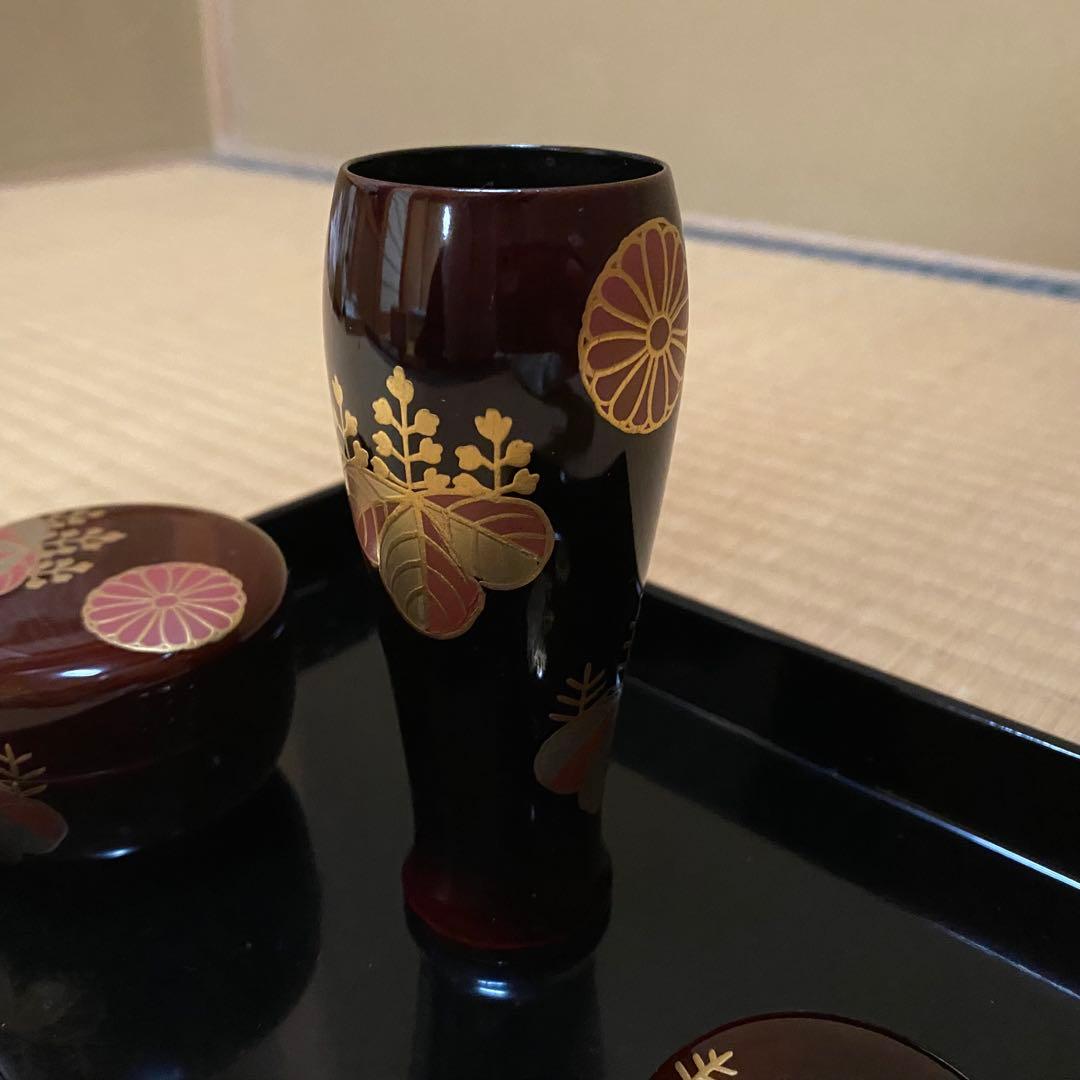 溜塗 高台寺 茶箱 茶道具セット - メルカリ
