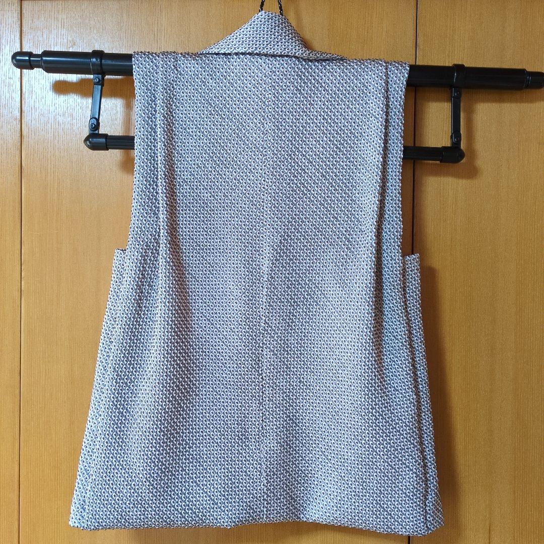 七五三３歳男の子新品正絹総絞り手縫いの被布（中綿無し）