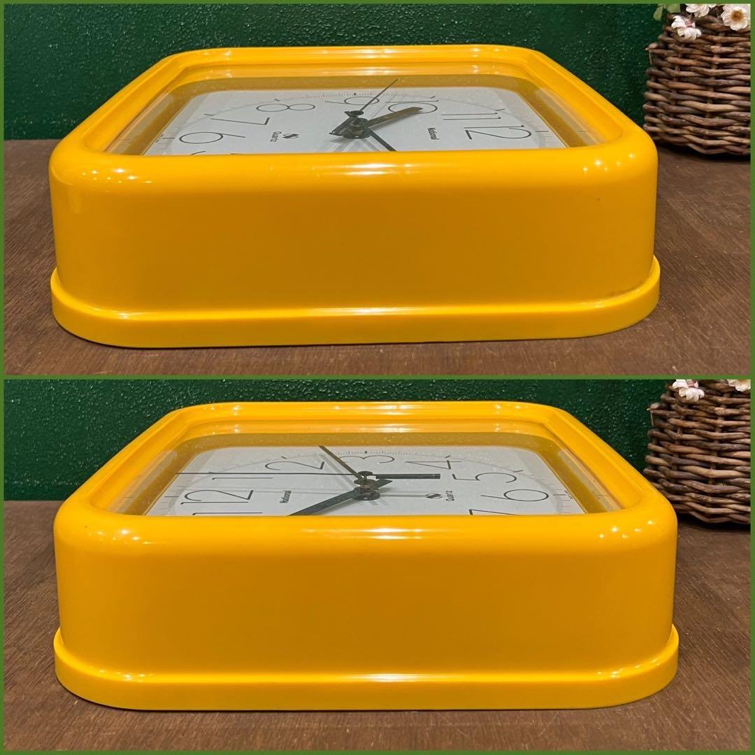 掛時計 ナショナル 昭和レトロ レトロポップ インテリア 当時物 スペースエイジ