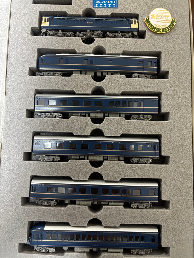KATO Nゲージ あさかぜ 6両セット30周年記念 Nゲージ】KATO N誕生30周年記念 あさかぜ 6両編成セット - メルカリ