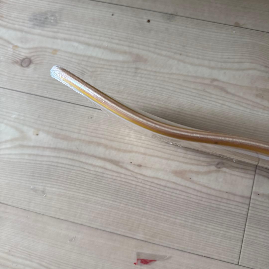 April スケートボードデッキ イエロー8インチ