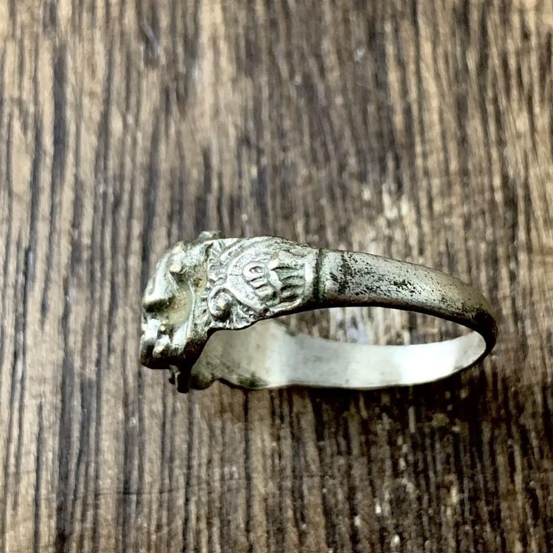 ドイツ国防軍陸軍スカルボーンズ ヴィンテージ シルバーソルジャーリング24号 1