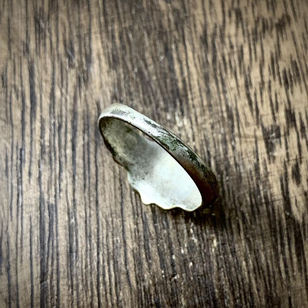 ドイツ国防軍陸軍スカルボーンズ ヴィンテージ シルバーソルジャーリング24号 1