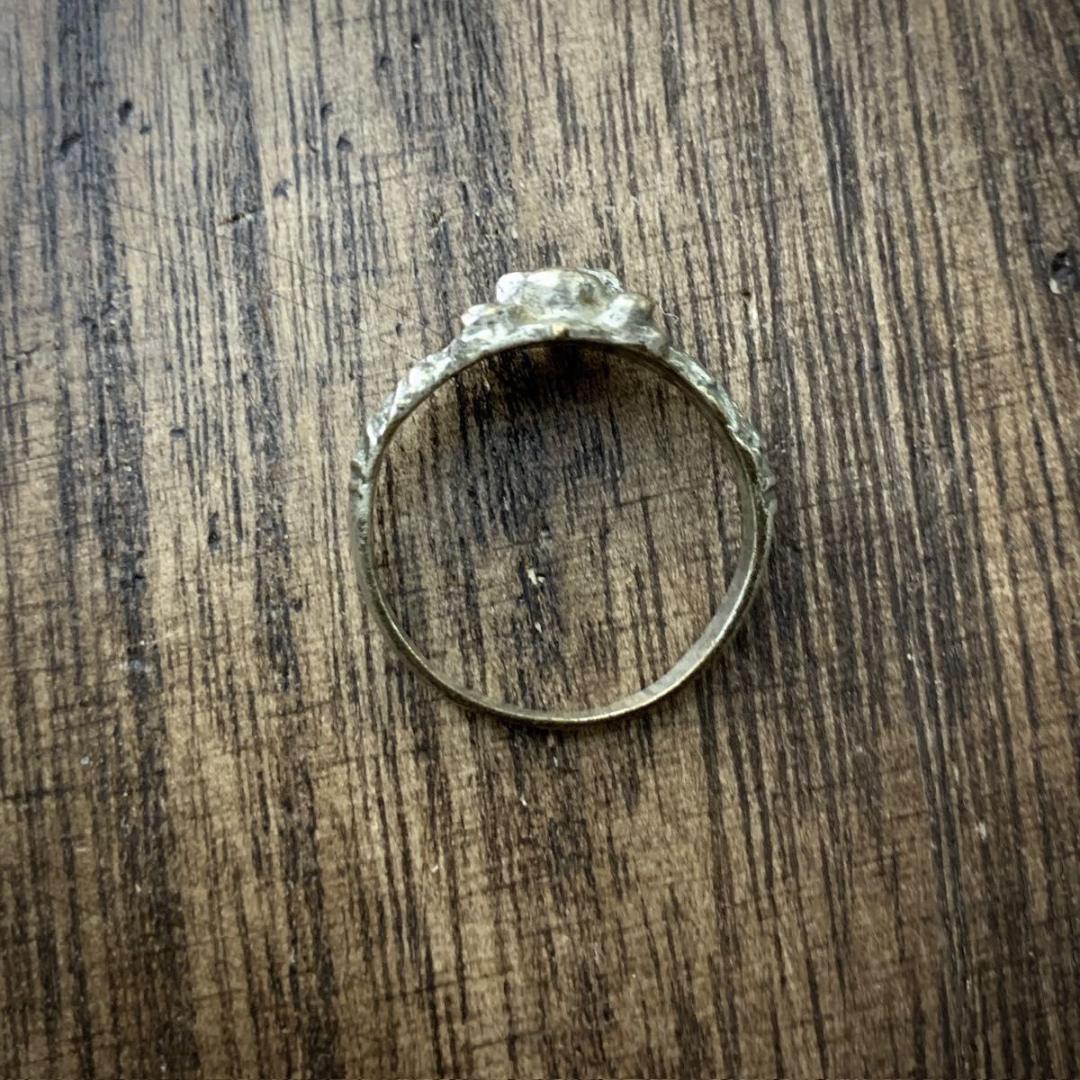 ドイツ国防軍陸軍スカルボーンズ ヴィンテージ シルバーソルジャーリング24号 1