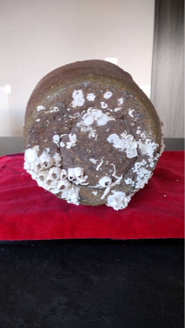 備前焼 海揚り 花入 古道具 古民具 オブジェ 蛸壺 - メルカリ