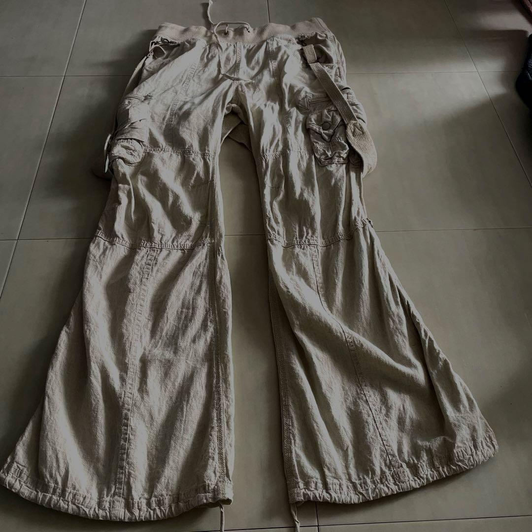 00s goa パンツ y2k flare pants archive グランジ - メルカリ