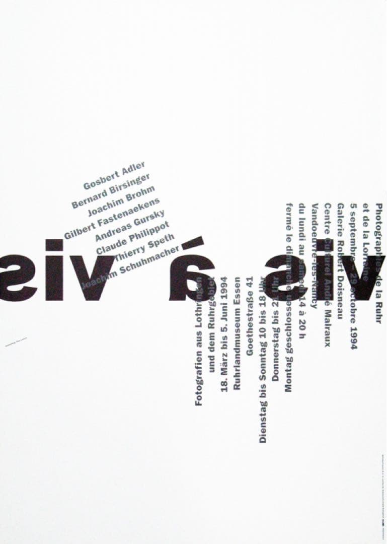 Uwe Loesch (1994年 展覧会オリジナルポスター)