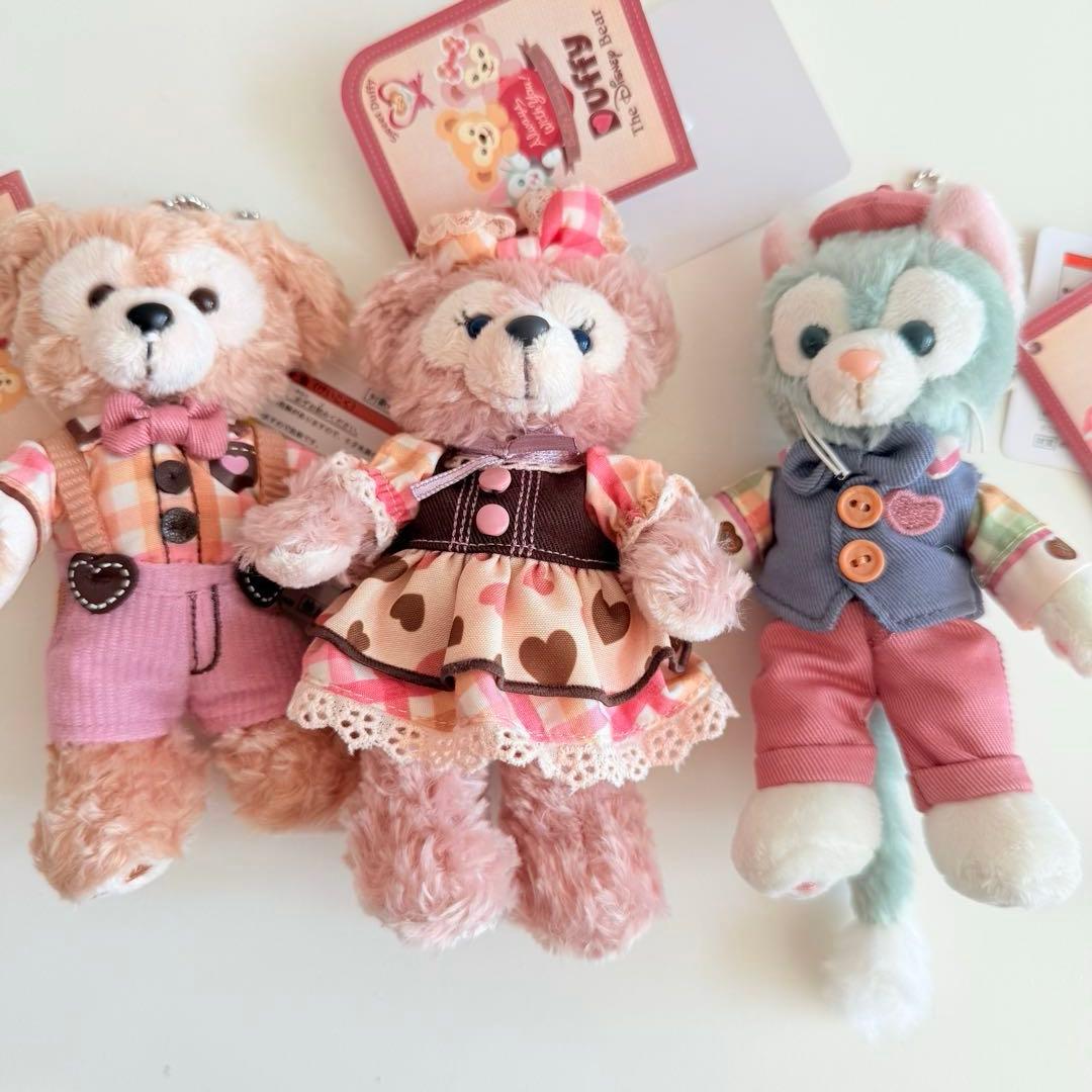 タグ付き】ダッフィー バレンタイン 2017 ぬいぐるみバッジ