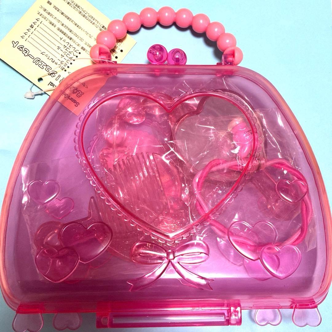 マイメロ　キッズ　ジュエリーセット　バッグ　ミラー　コーム　ピアノちゃん　ゴム