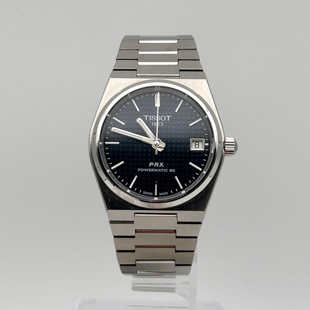【付属品完備 未使用級 稼働】TISSOT ティソ メンズ デイト PRX