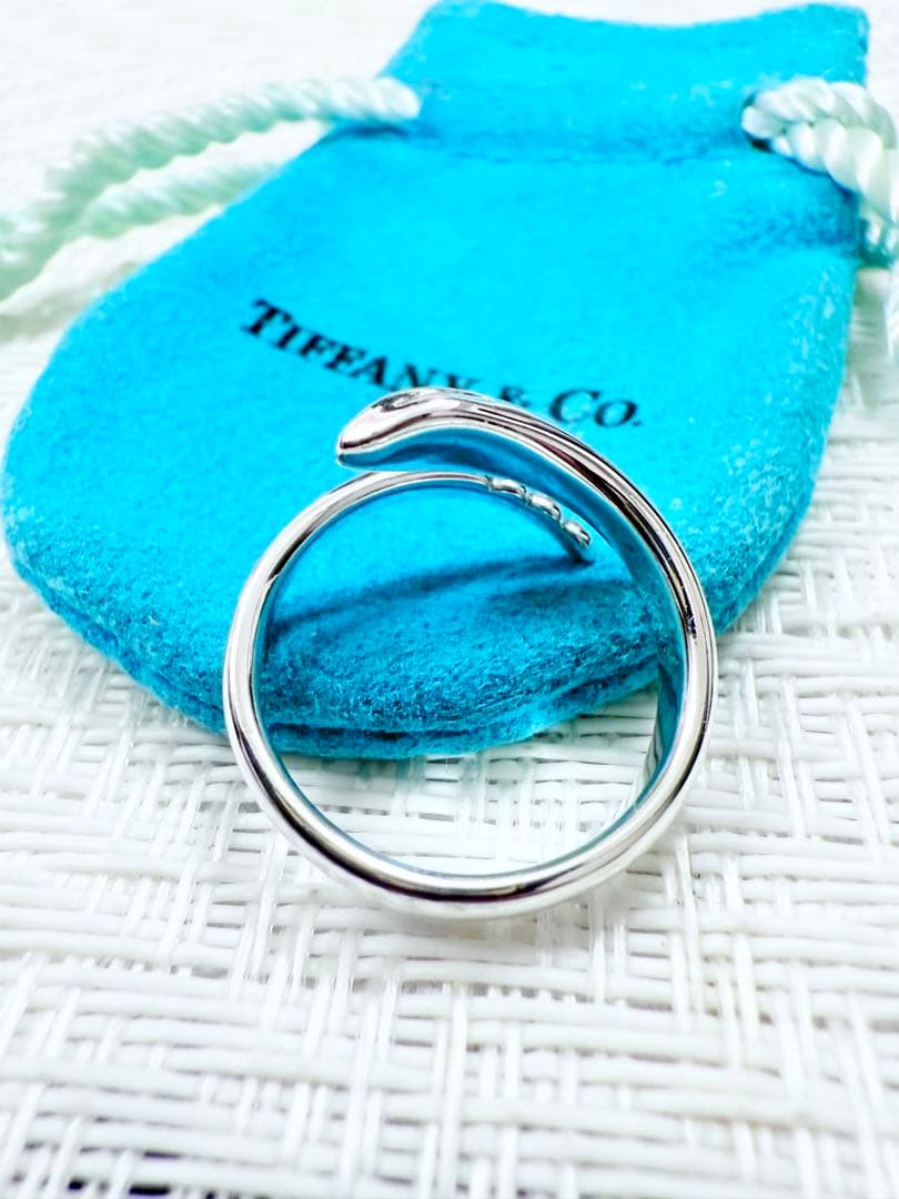 ティファニー　リング　指輪　スネーク　蛇　14号　925 新品仕上げ洗浄済