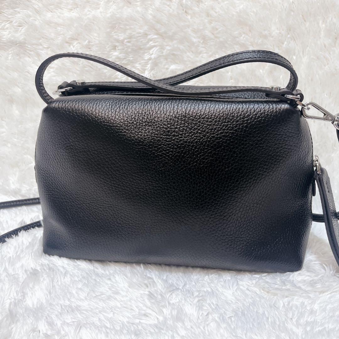 極美品✨現行✨ジャンニキャリーニ ショルダー ハンド バッグ 2way ブラック