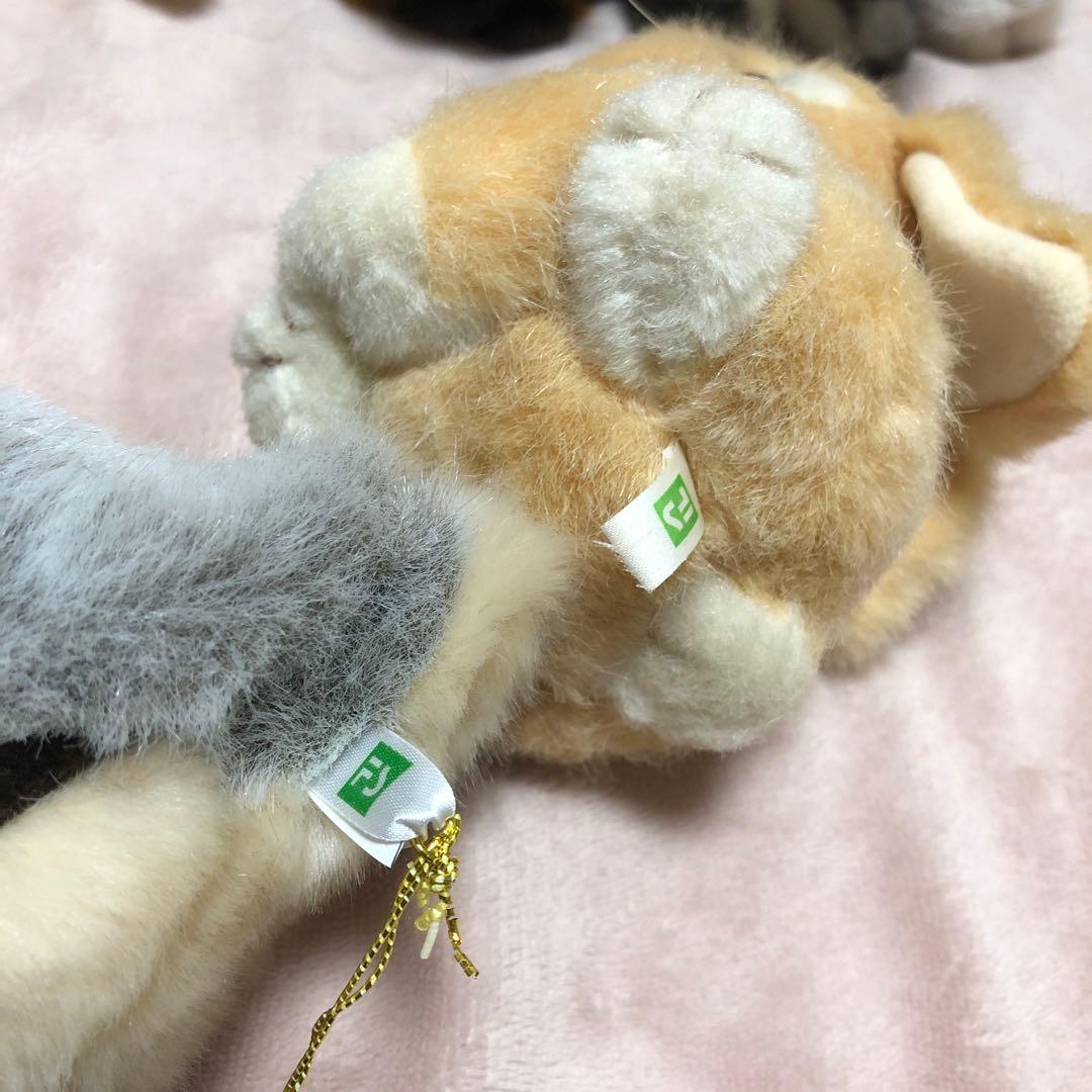 吉徳　にぎやか　ぬいぐるみ 17コセット　中古品　スーパービーバーの刺繍なし