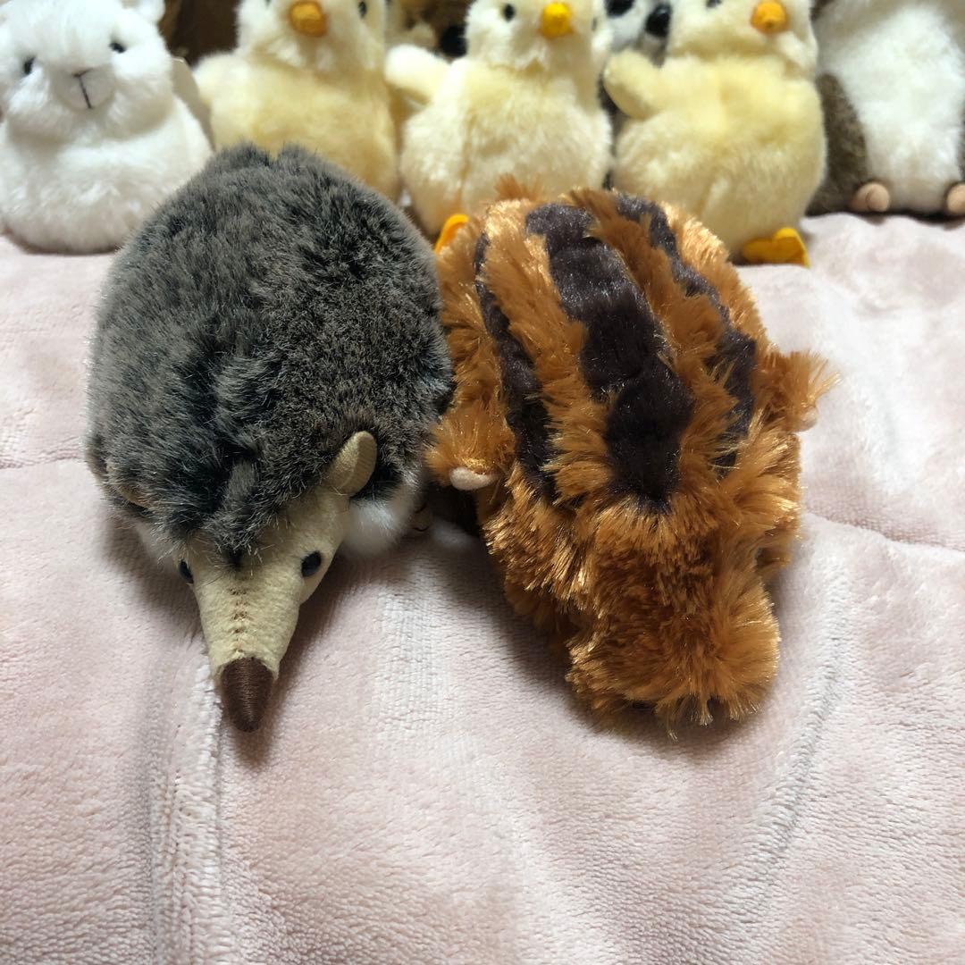 吉徳　にぎやか　ぬいぐるみ 17コセット　中古品　スーパービーバーの刺繍なし