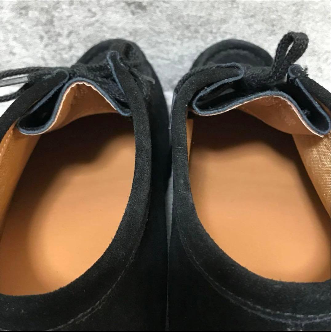 【ほぼ未使用】SHIUN スウェード レザー モカシンシューズ Sサイズ