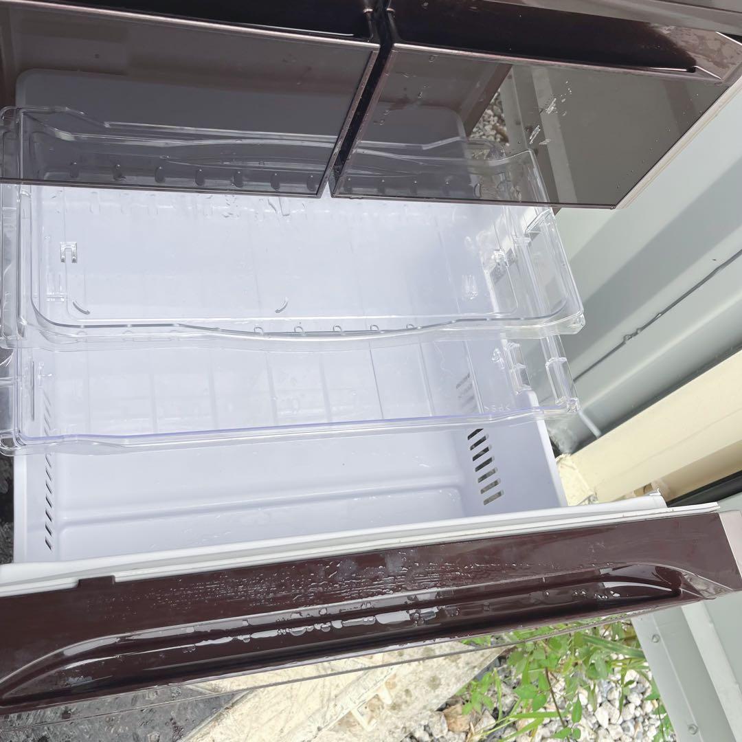 315取付無料！日立高性能真空チルド搭載おしゃれブラウン5ドア冷蔵庫！