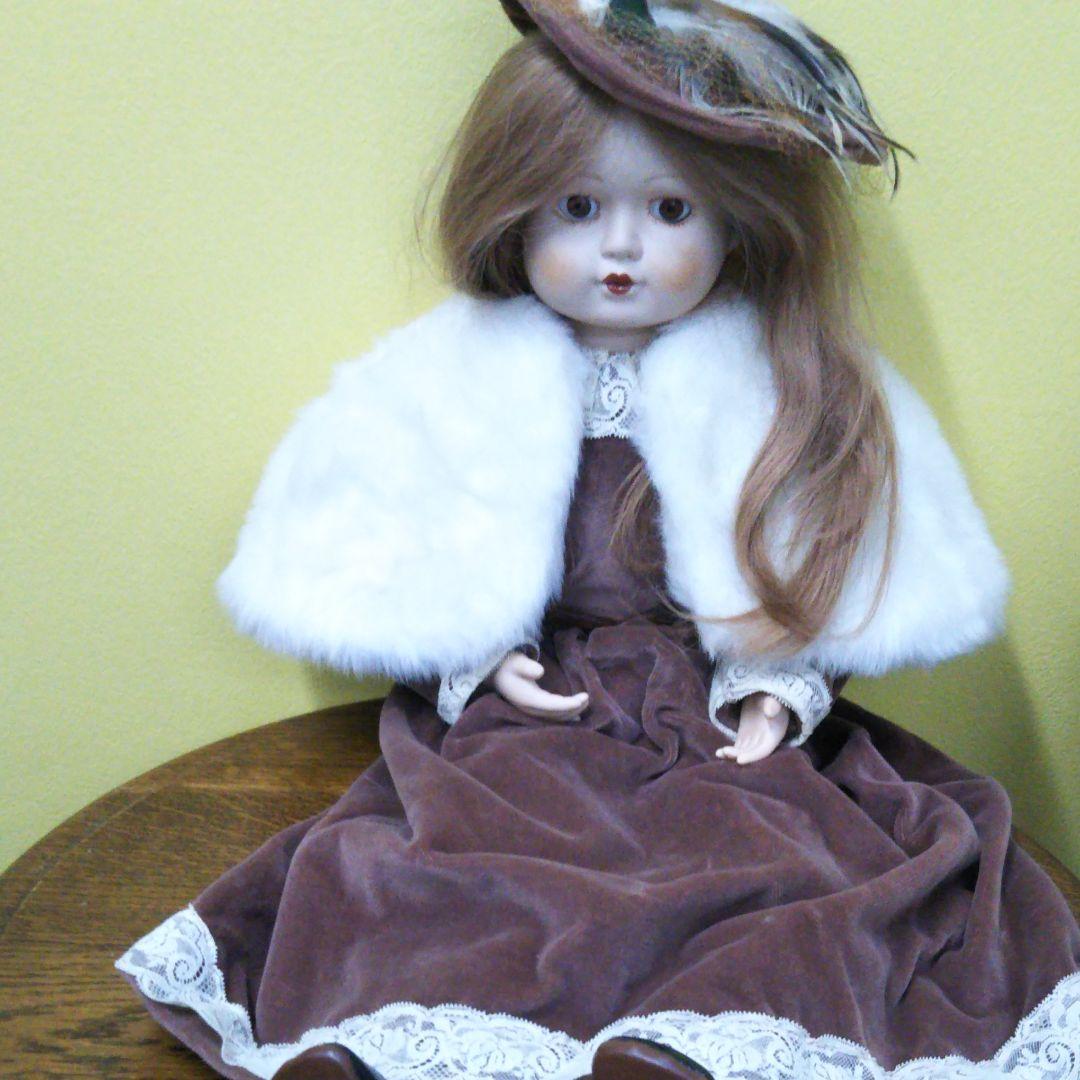 France パリ三越　ビスクドール　刻印あり　エレガント