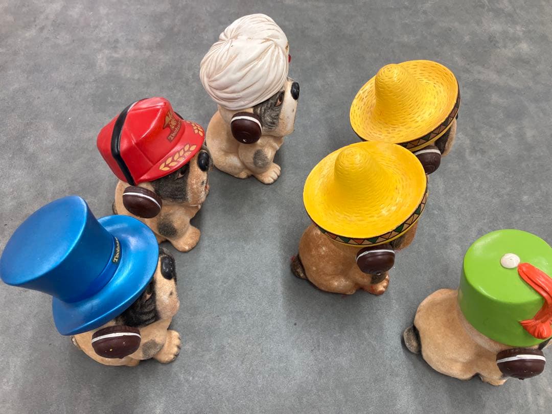 激レア！Technics テクニクス ブルドッグ 非売品 6体セット ノベルティ