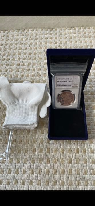 最高鑑定】2014年 イギリス エリザベス2世 5ソブリ…