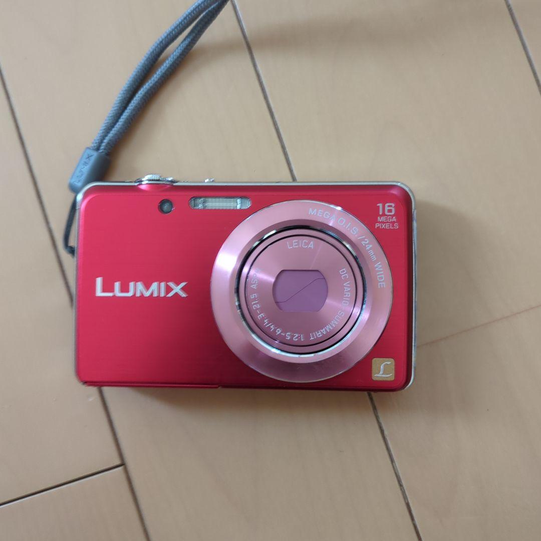 LUMIX DMC-FH8 レッド 16メガピクセル 動作確認済 - メルカリ