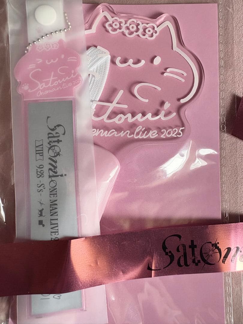 さとみ ワンマンライブ アプグレ特典 ペンライト Tシャツ 銀テチャーム