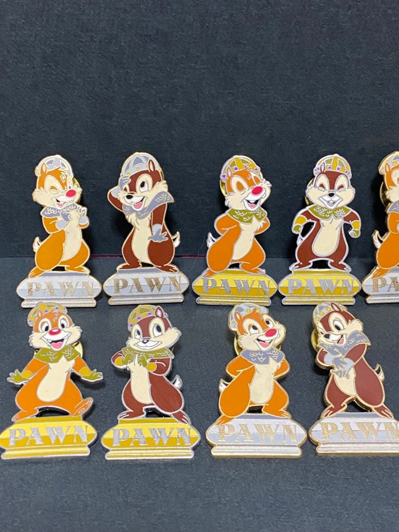 超貴重！】チップ&デールディズニーストアピンバッジコンプセット