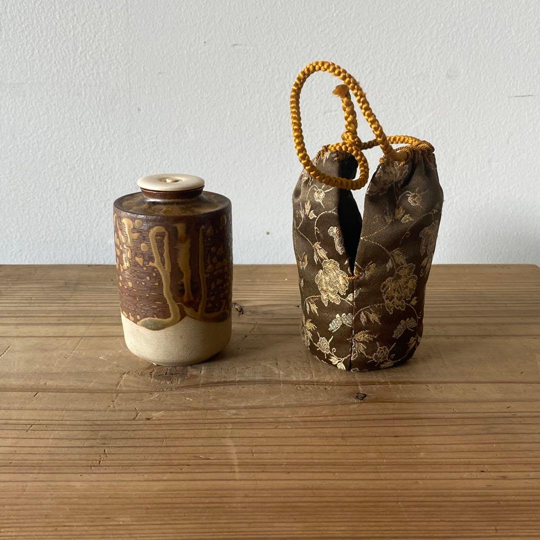 茶道具 茶入 井伊宗観好仕服 信楽 草土窯 2026年最新】井伊宗