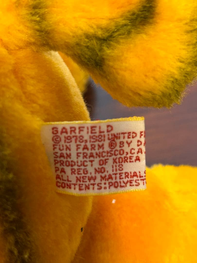 ガーフィールド ヴィンテージぬいぐるみ 8体セット➕おまけ