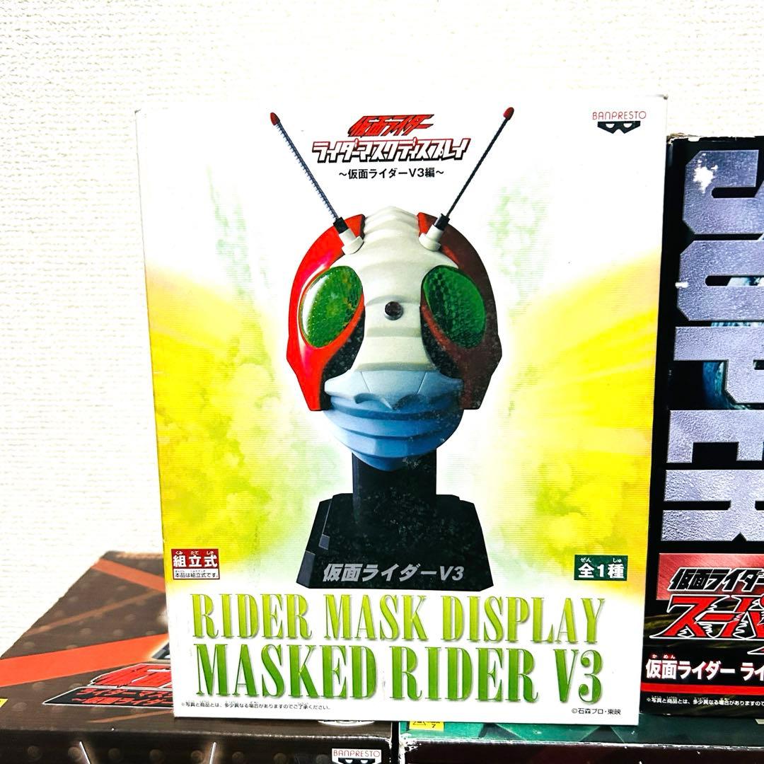 仮面ライダー ライダーマスクディスプレイ 昭和ライダー 5種類
