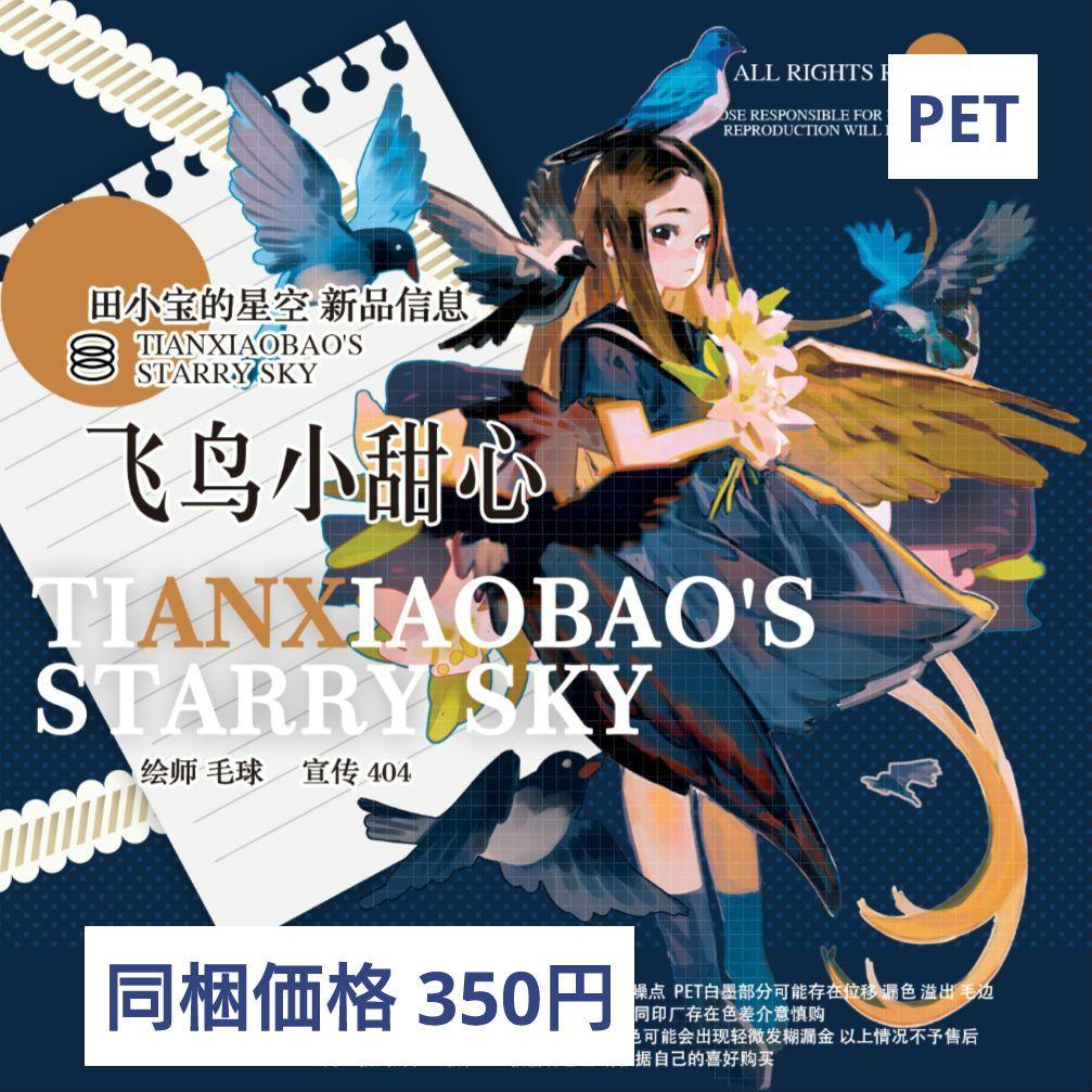 ✩残1✩J825＃飞鸟小甜心(PET)田小宝的星空切り売り海外人物マステ