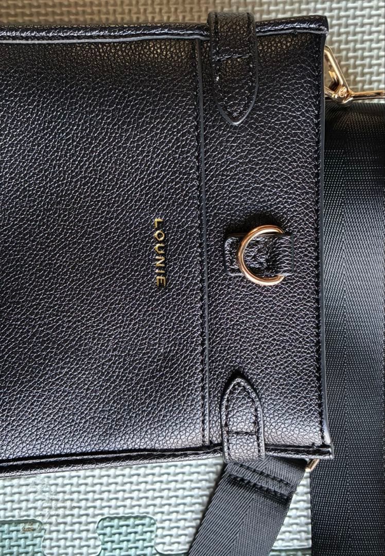 LOUNIE ルーニィ　マルチWAYミニショルダーポーチ　ブラック