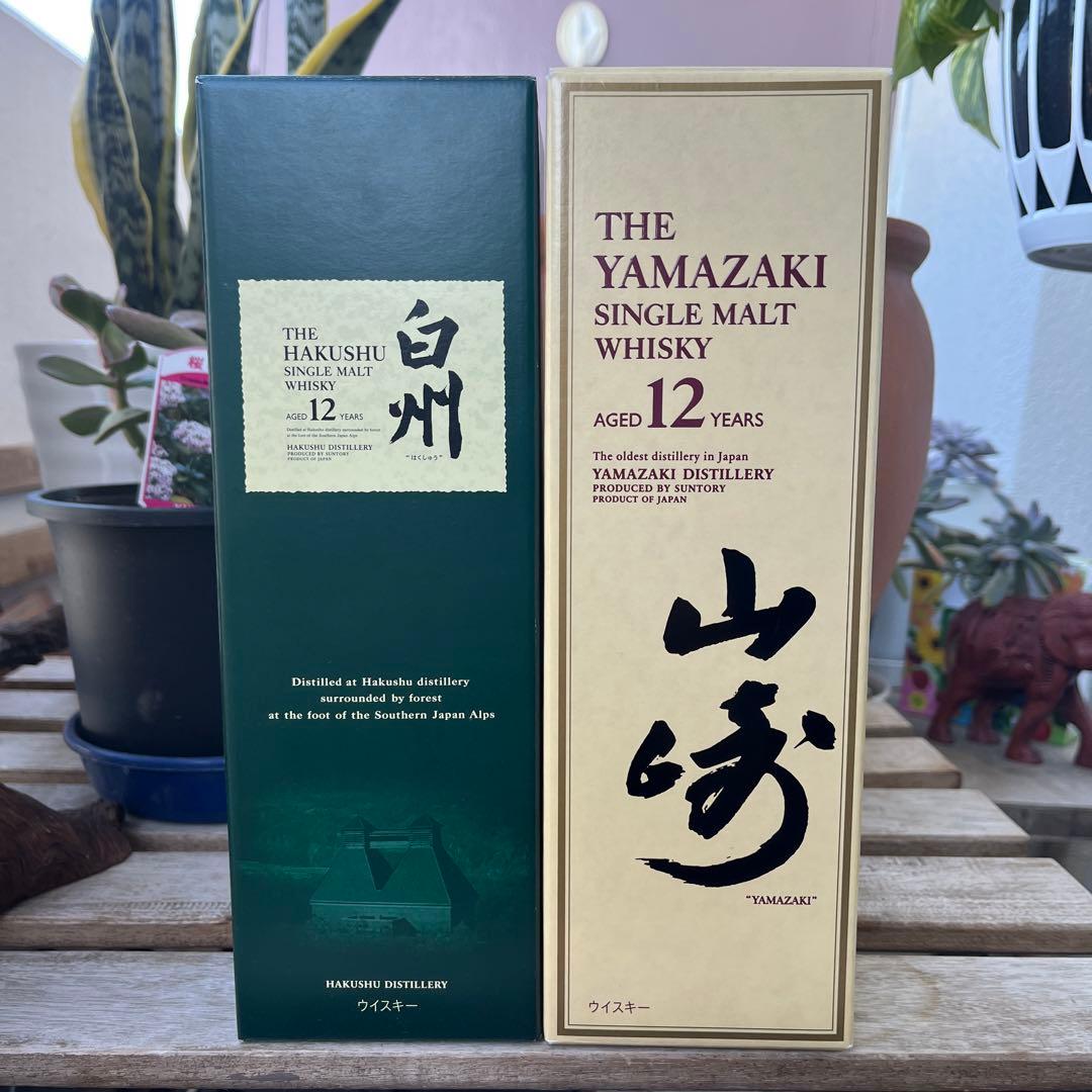 希少】 山崎18年ミズナラ 2017 空ビン 木箱・冊子・包装用白箱付き