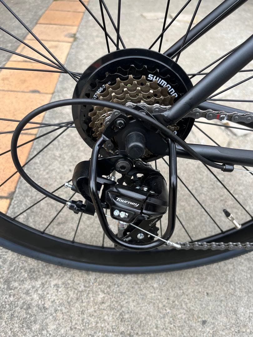 新車】 クロスバイク backpacker. マットブラック