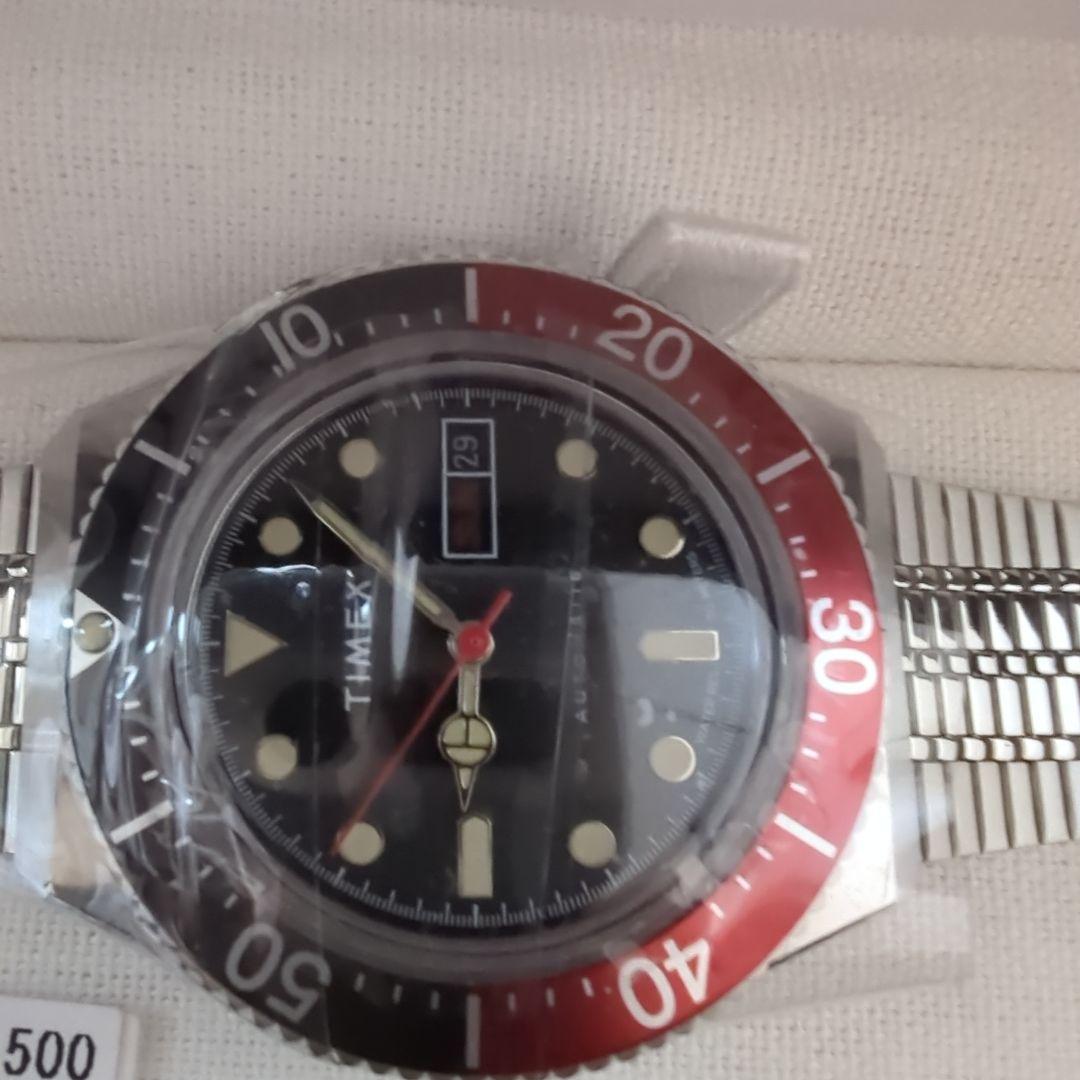 プ*イ様 （未使用）TIMEX M79 オートマチック ブラック x レッド 自