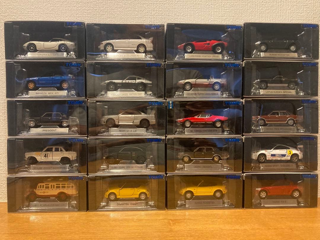 トミカ・リミテッドシリーズ No.001〜No.66(73台)