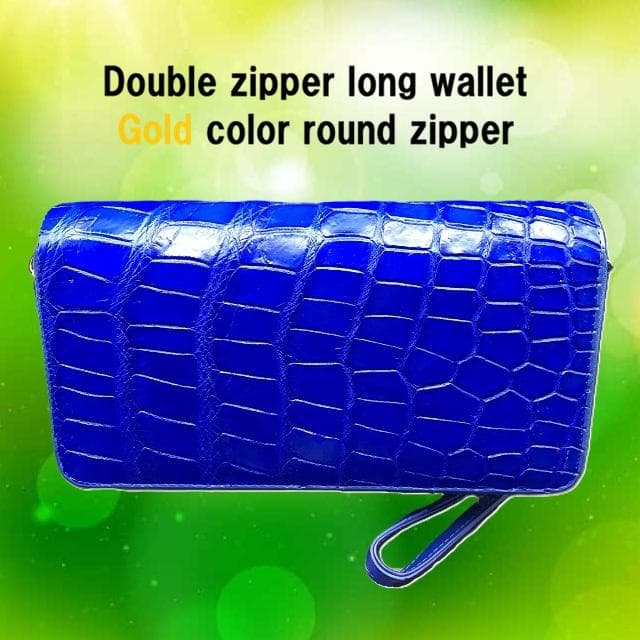 フォロー割適用　本物クロコ・腹革　シャム　クロコダイル商品2点セット