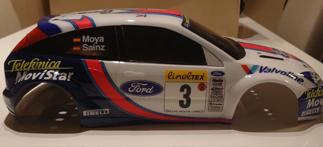 【廃盤品】タミヤ　1/10RC フォード フォーカスWRC 02 スペアボディー