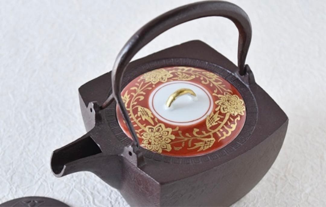 人間国宝 佐藤浄清作 菱地紋 四方銚子