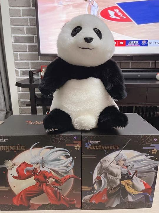 パンダぬいぐるみ 本物に近い　職人ハンディクラフト