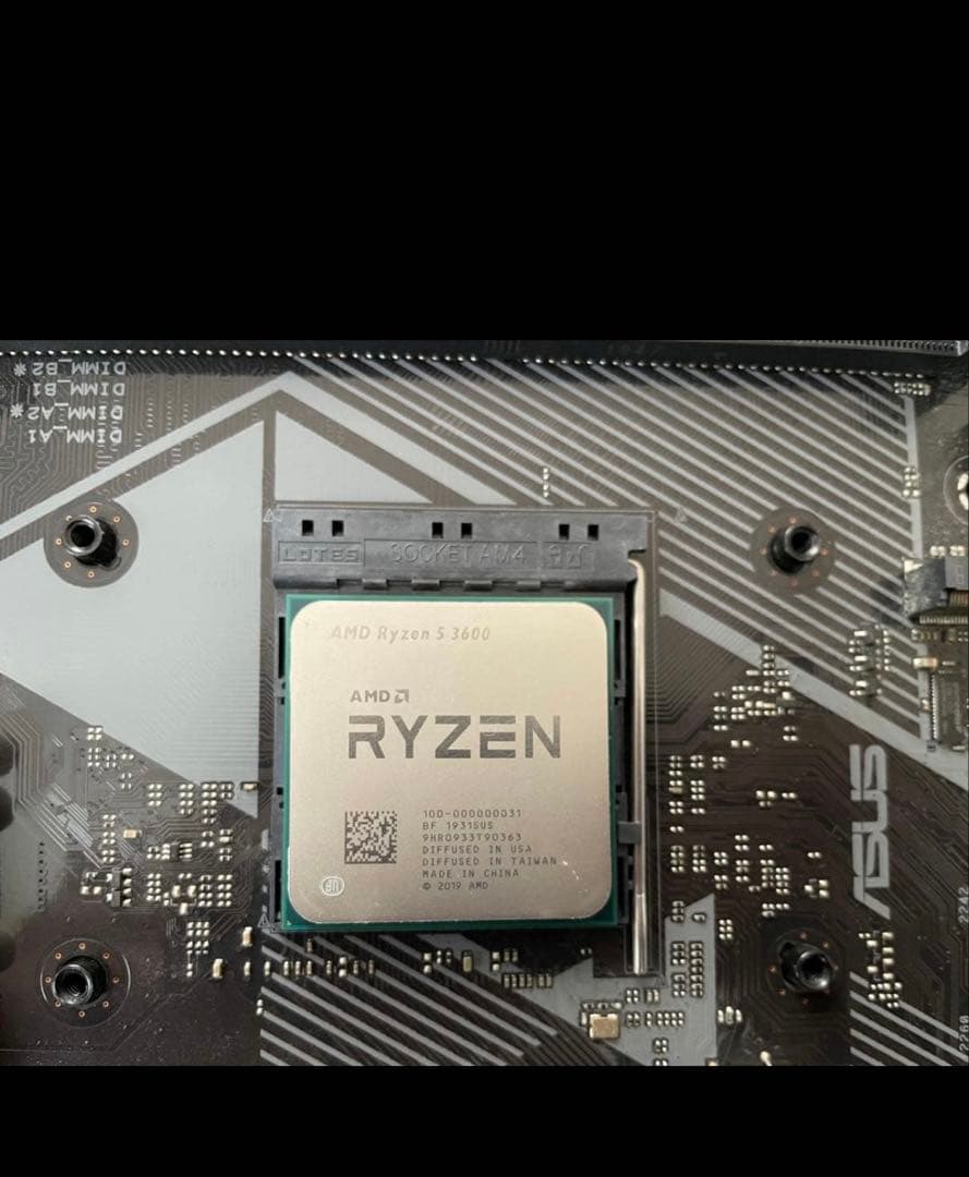 ASUS B450 マザーボード + Ryzen 5 3600 + クーラー - メルカリ