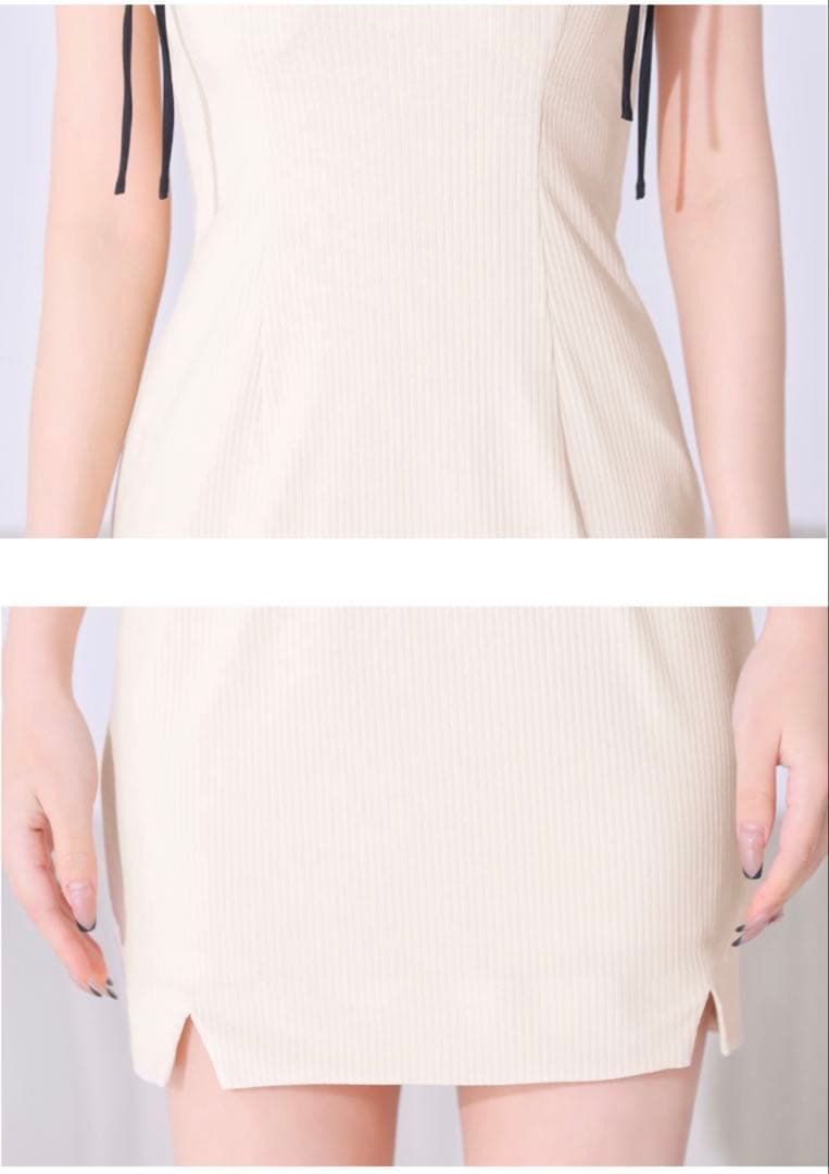 ROBE de FLEURS Glossy ブラック M ローブドフルール