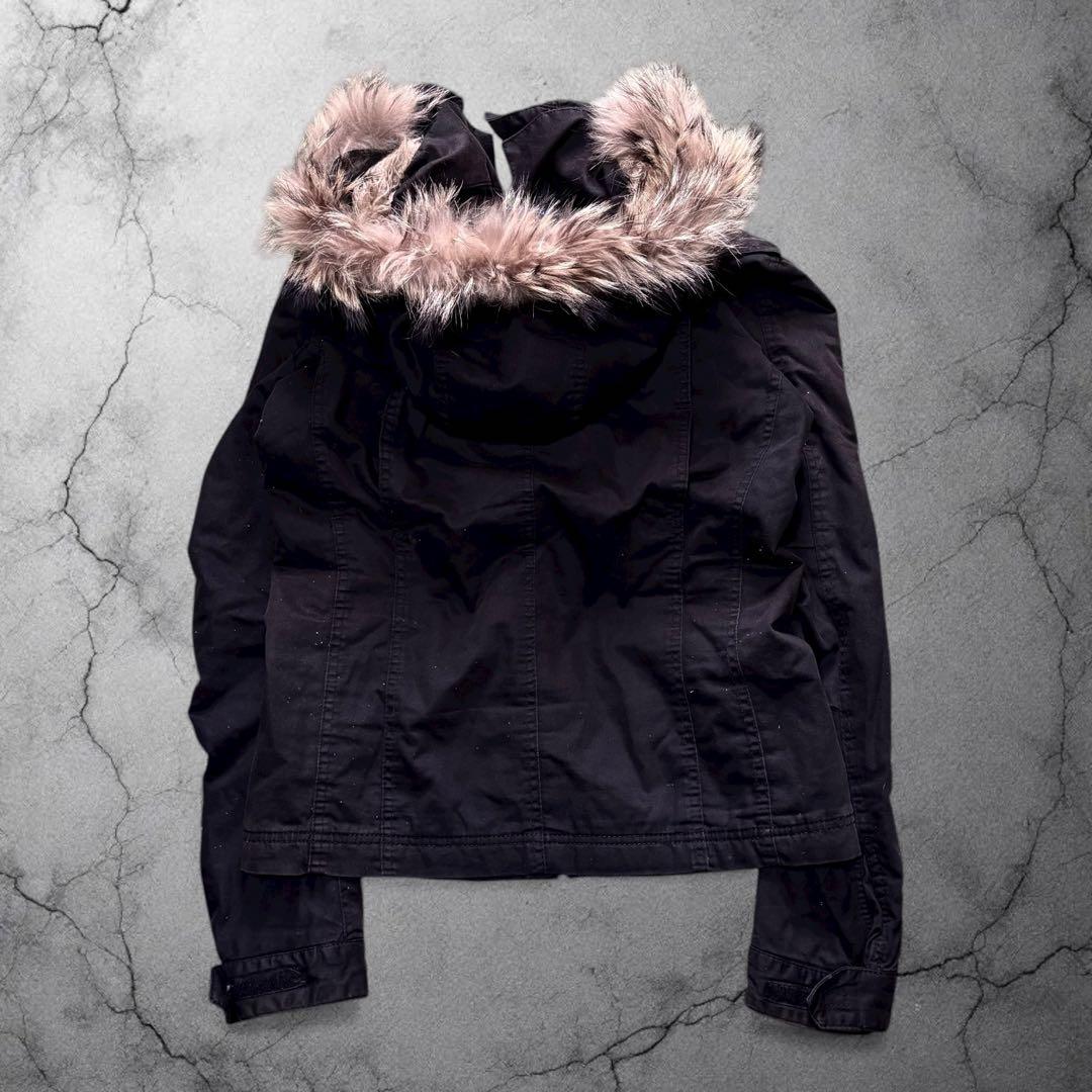 Rare Black Fur Jacket L.G.B風 archive 00s
