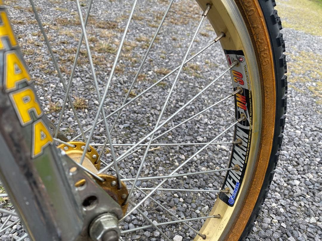 KUWAHARA BMXバイク シルバー/ゴールド　クロモリ