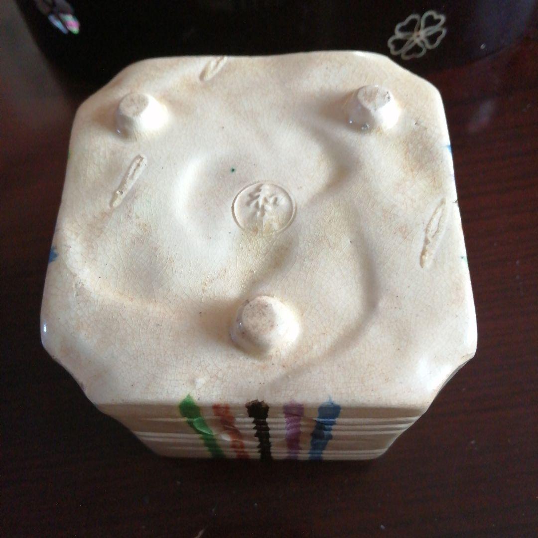 螺鈿煙草盆一対　25cm　大正〜昭和初期