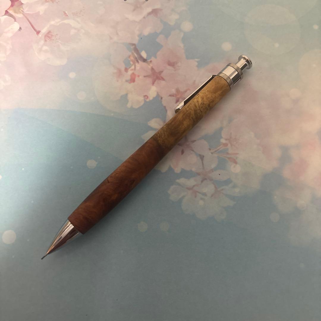 工房楔 シャーペン 工房 楔 0.5mmペンシル楔 桜杢 | ペンハウス