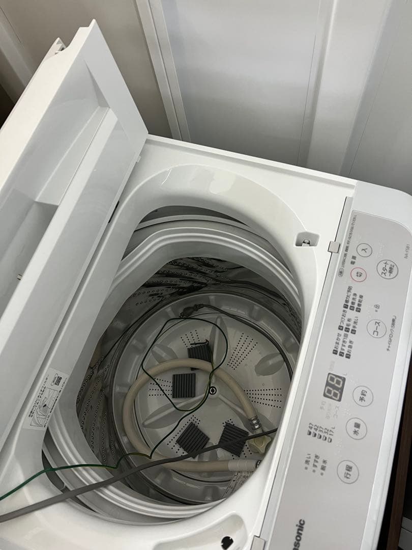 引き取り限定※】保証書付パナソニック全自動洗濯機5kg NA-F5B1-LH