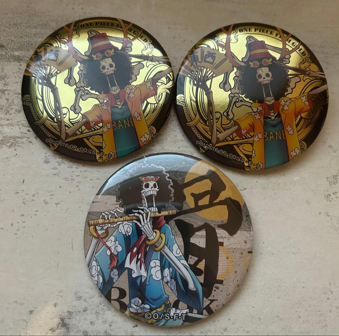 ONEPIECE ブルック 缶バッジ まとめ売り