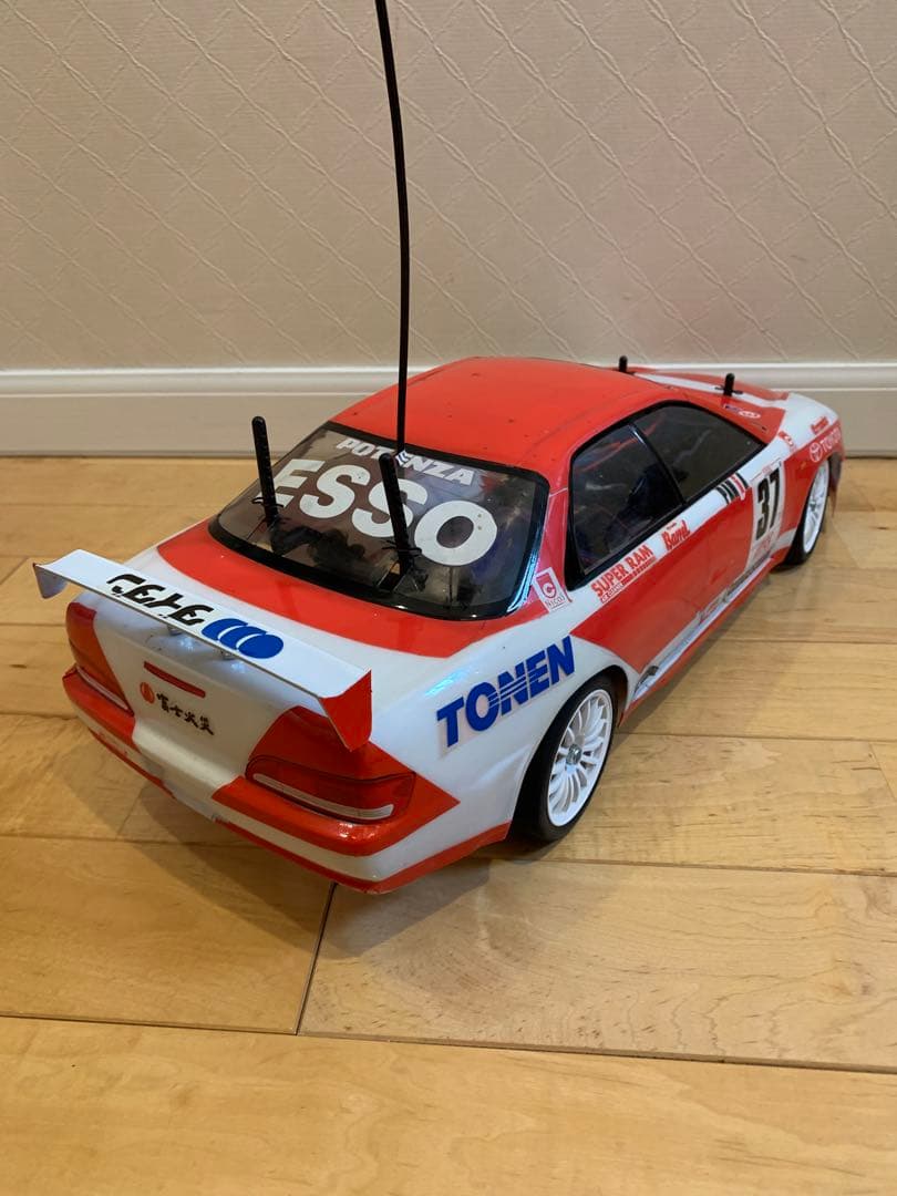 タミヤ　1/10ラジコン　FF01シャーシ　コロナEXIV サンワプロポ